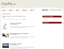 Tablet Screenshot of galerie.liternet.ro