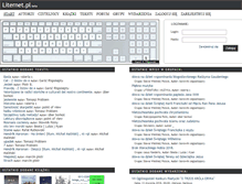 Tablet Screenshot of liternet.pl